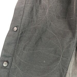 Nike Pants Adult Large Black Tearaway Snap Warm Up Basketball Thick Heavy Sports